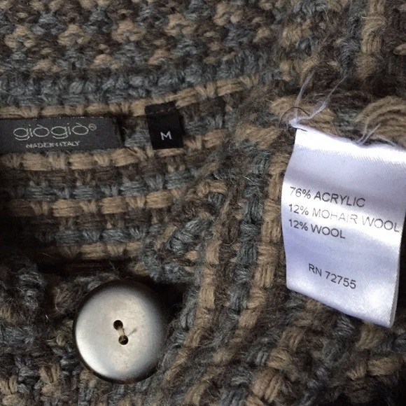 Long button Up Sweater Cardigan Coat - Picture 7 of 7